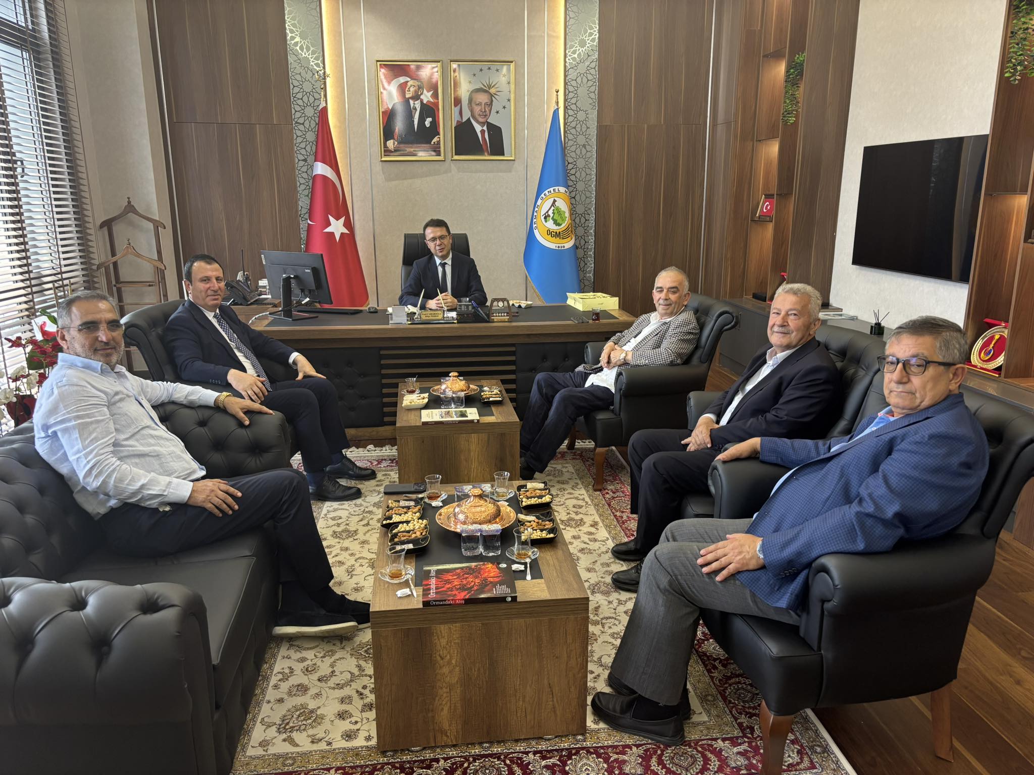 Orman Bölge Müdürüne Sanayicilerden Hayırlı Olsun Ziyareti