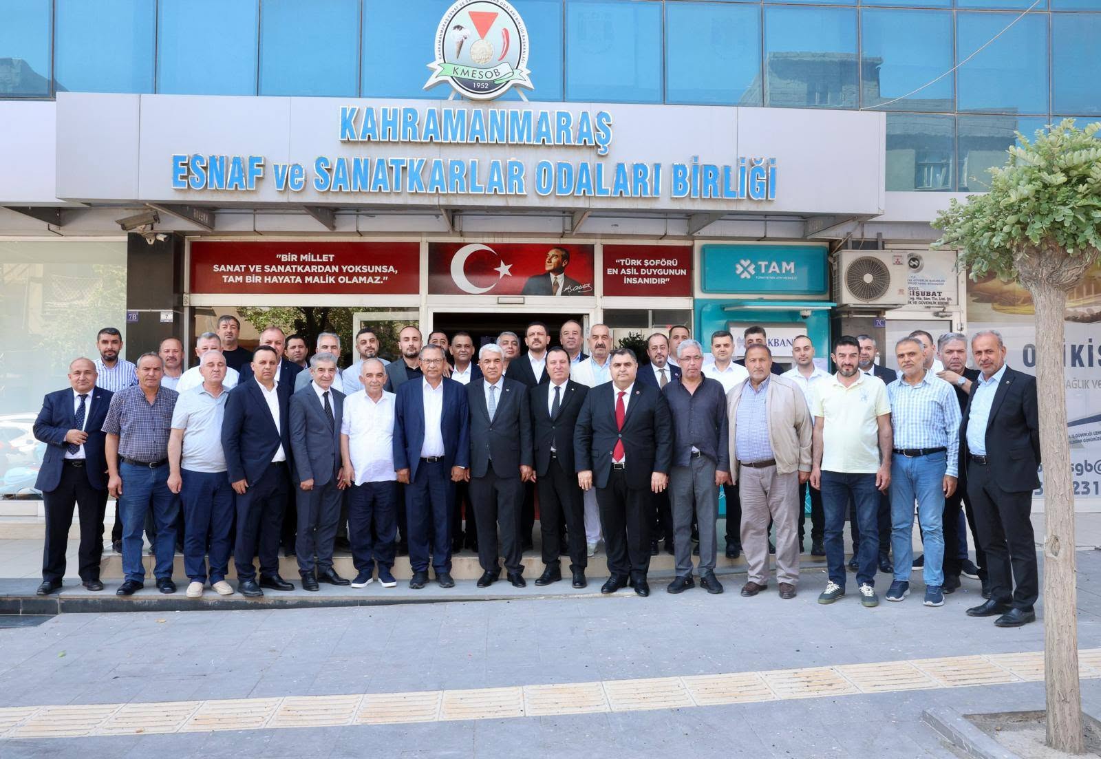 KMESOB Başkanı Ahmet Kuybu’ya Tebrik Ziyaretleri Sürüyor