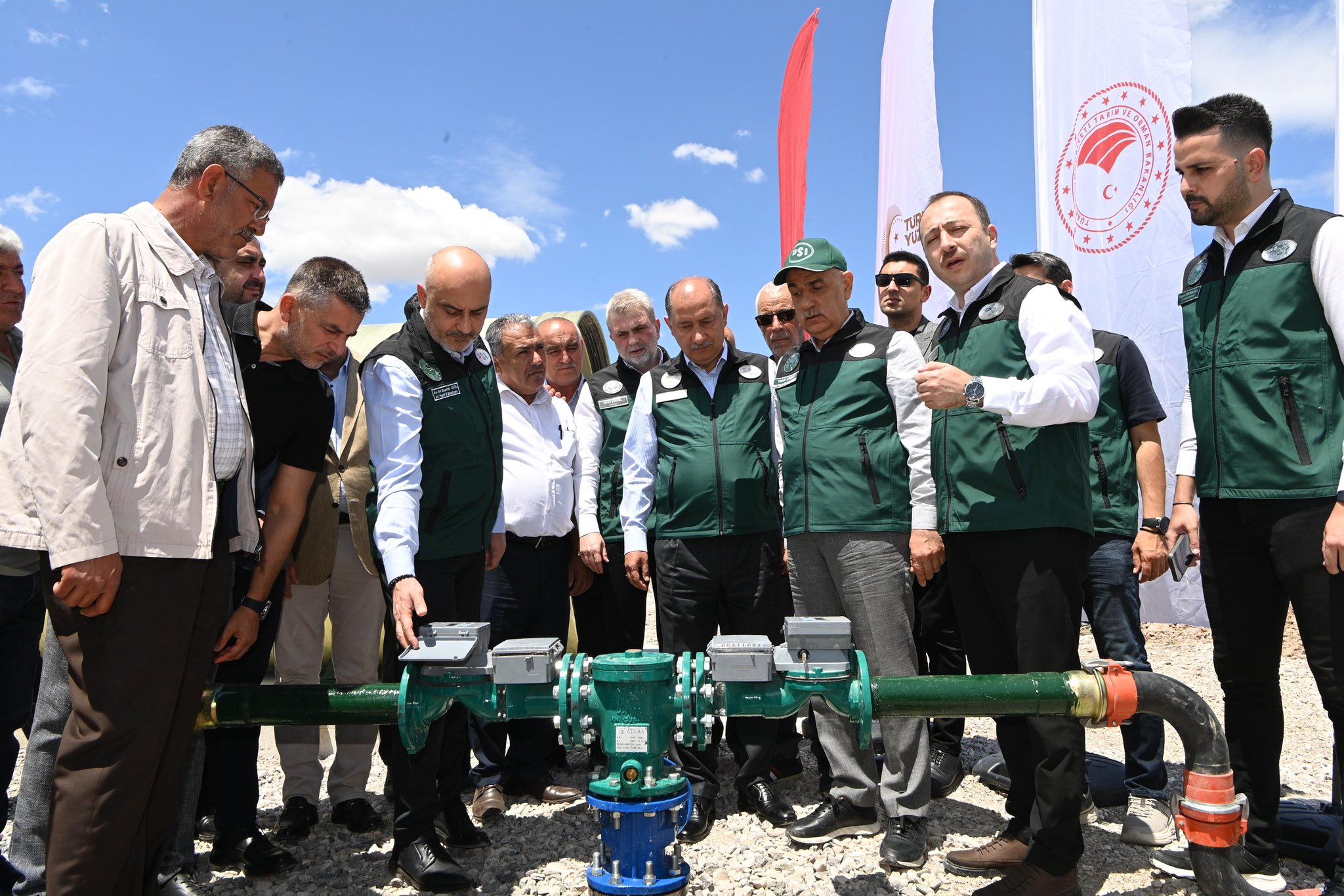Kartalkaya Sulama Projesinde Çalışmalar Hız Kesmeden Sürüyor