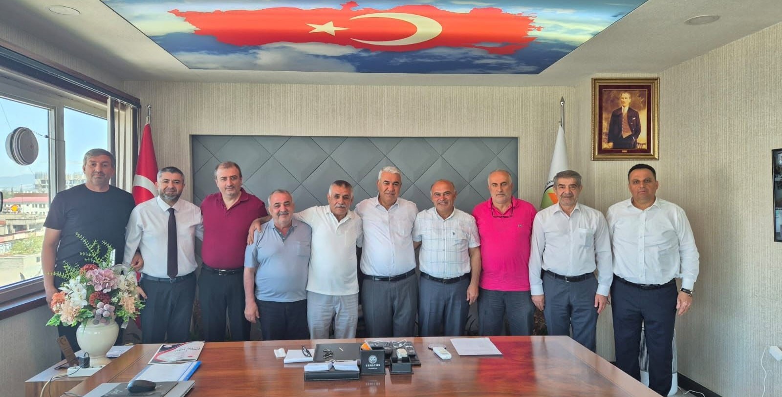 Elbistanlı Oda Başkanlarından KMESOB Başkanı Ahmet Kuybu’ya Hayırlı Olsun Ziyareti
