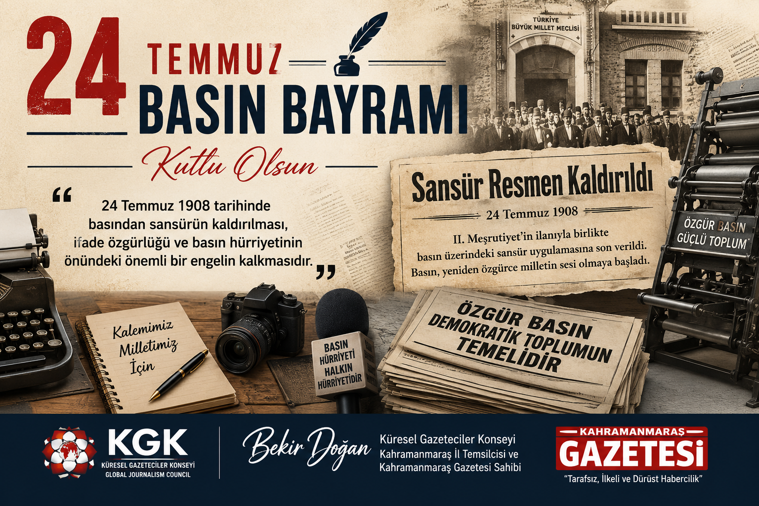 Basın Meslek Yasası Çıkmalı