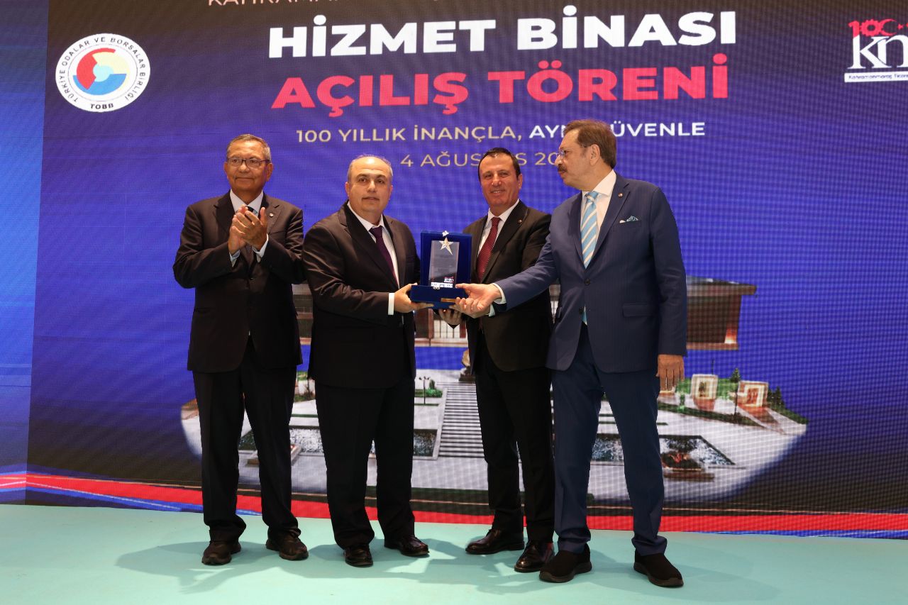KMTSO'DAN KEMAL KARAKÜÇÜK'E ÖZEL ONUR ÖDÜLÜ