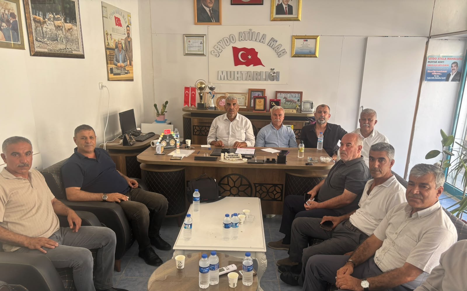 Muhtarlardan Veysi Talayhan’a Teşekkür