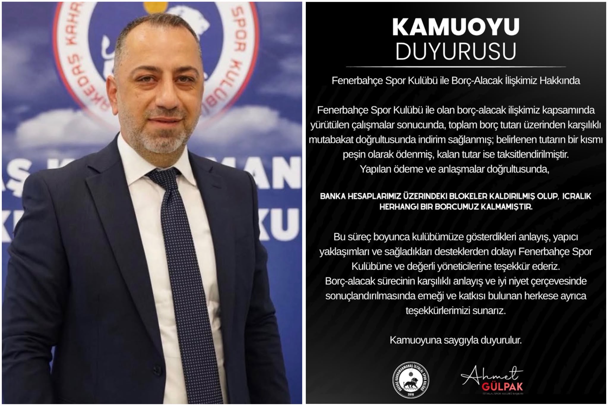 İstiklalspor’da Kritik Dosya Kapandı: Banka Blokeleri Kaldırıldı