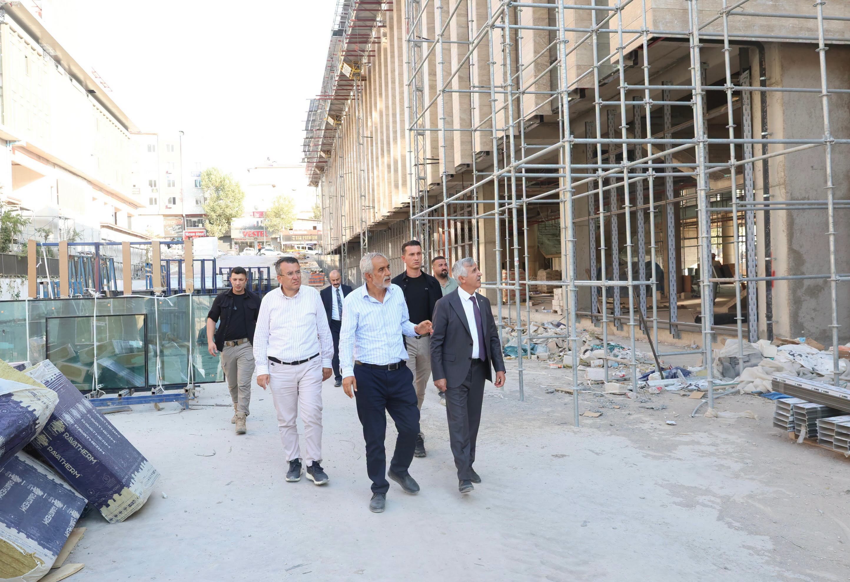 Vali Ünlüer, Yeni Valilik Hizmet Binası İnşaatını İnceledi