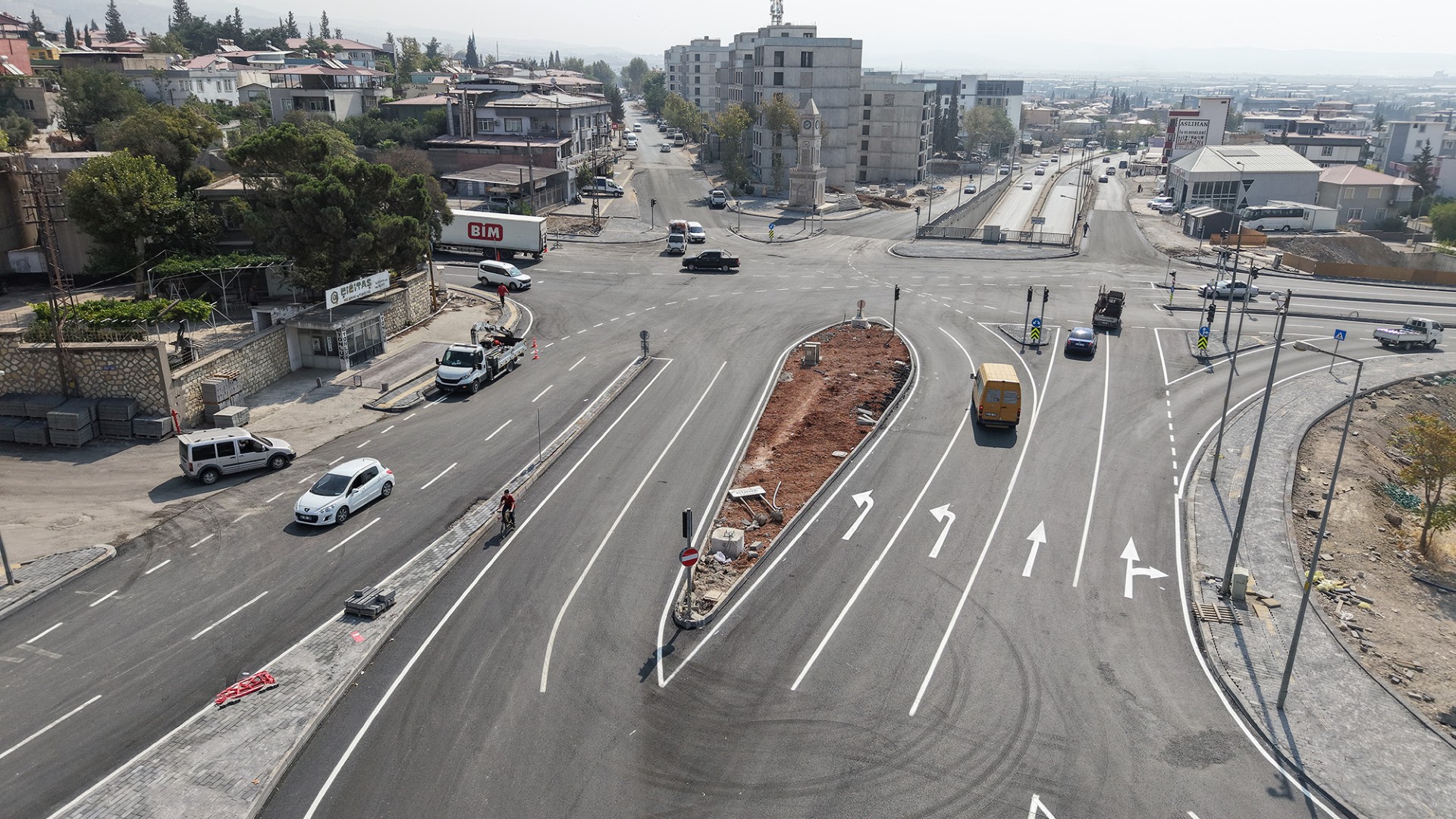 Tevfik Kadıoğlu Kavşağı’nda Trafik