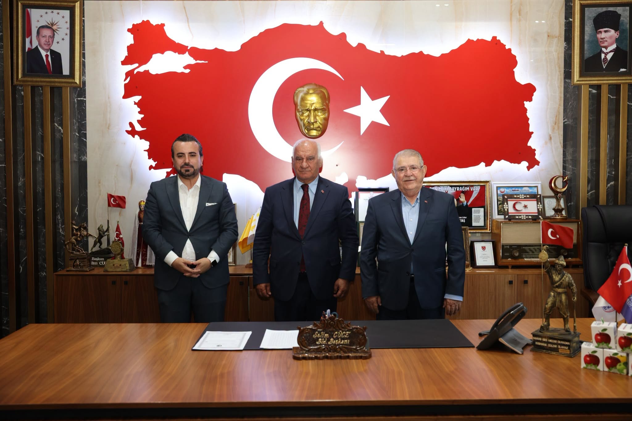 Mahçiçek’ten Başkan Selim Cüce’ye Ziyaret