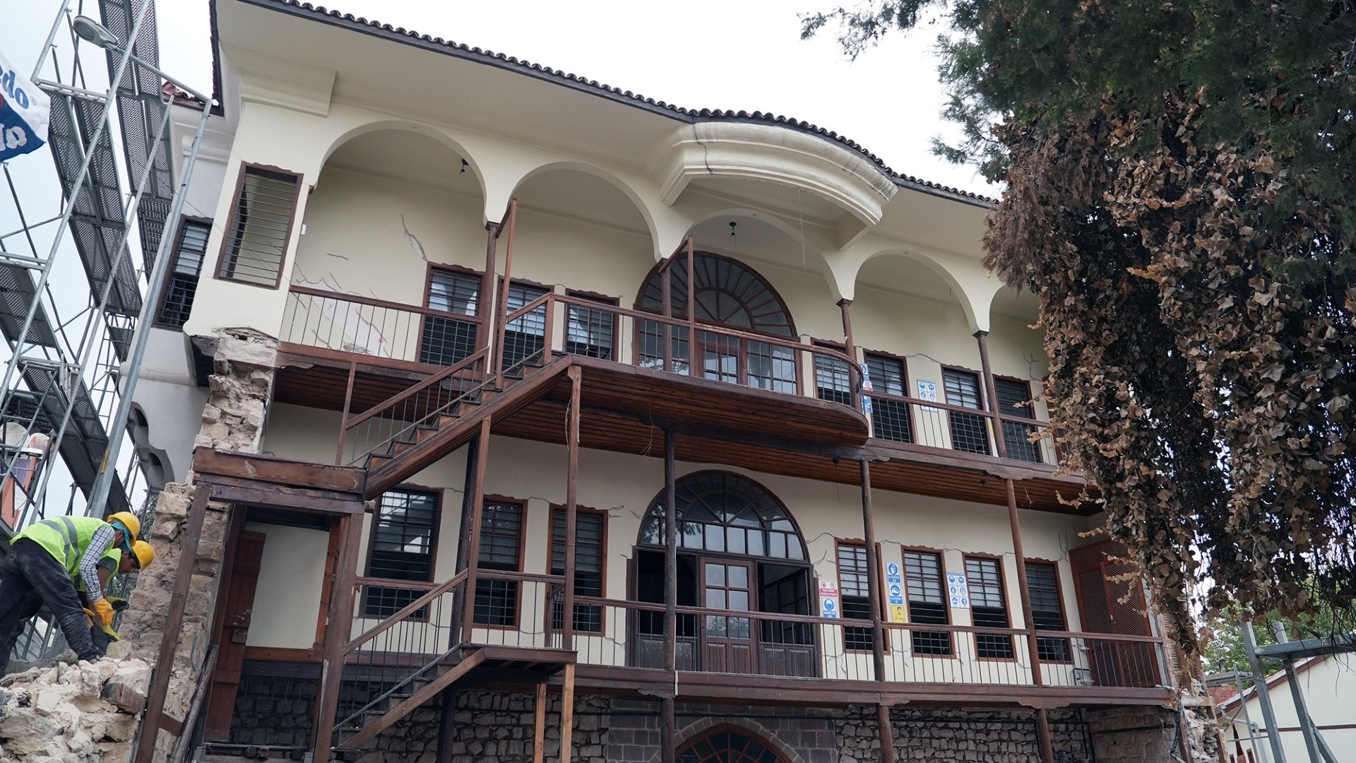Kocabaş Konağı’nda  Restorasyon Çalışması Başladı