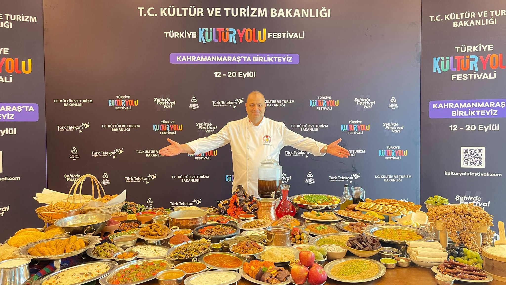 HACI FİDAN, KÜLTÜR YOLU FESTİVALİ’NDE KAHRAMANMARAŞ MUTFAĞINI TANITTI