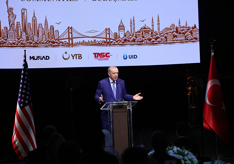 Erdoğan, New York’ta Türk-Amerikan Ulusal Yönlendirme Komitesi