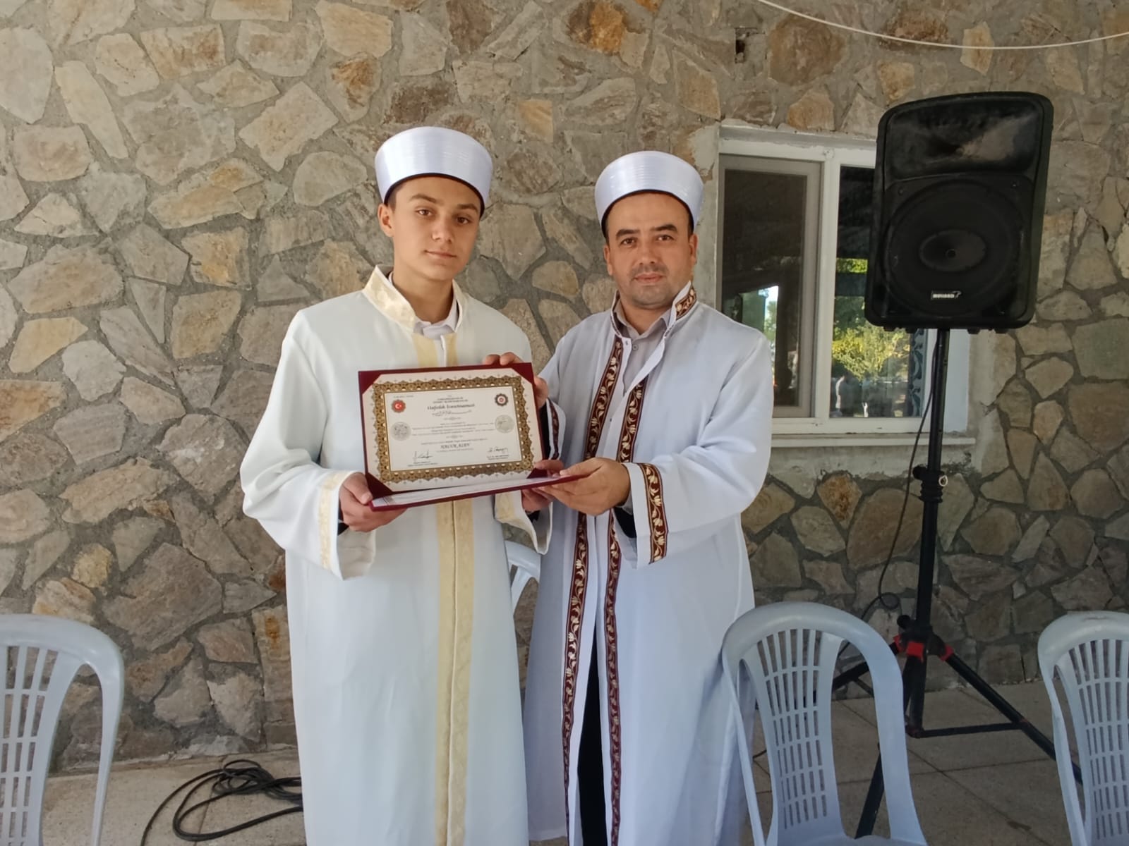 Kırkağaçlı Genç Hafız Haluk, İcazet Belgesini Aldı