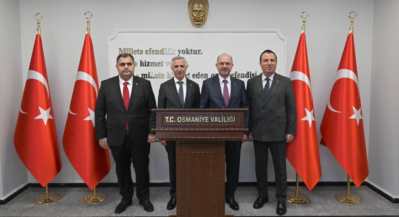 Kahramanmaraş Heyetinden Osmaniye Valisi Serdengeçti’ye Ziyaret
