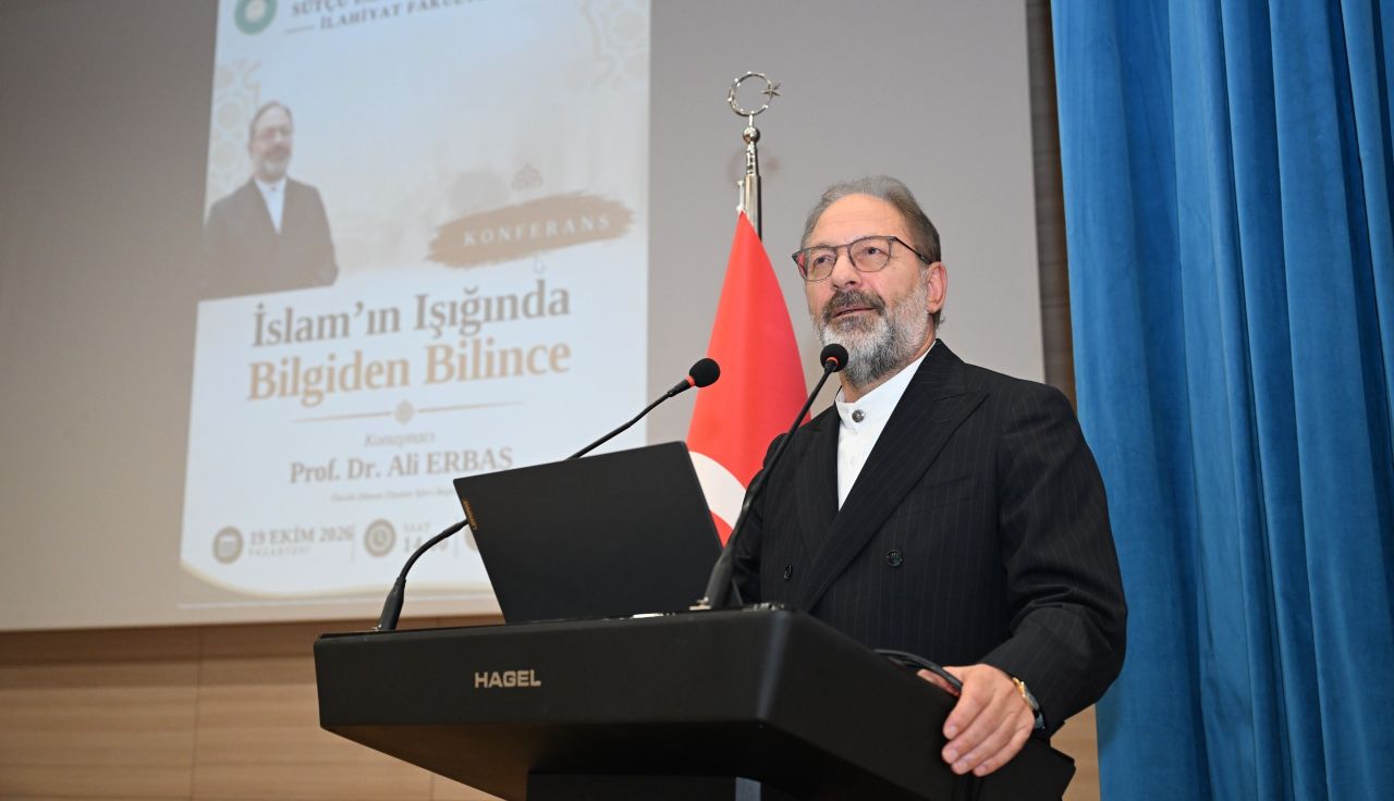 Ali Erbaş, KSÜ’de “İslam’ın Işığında Bilgiden Bilince” Konferansı Verdi