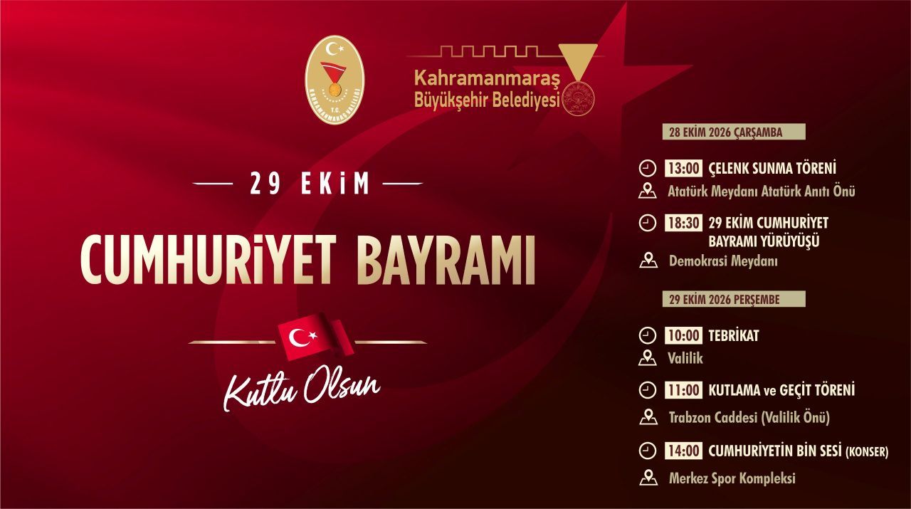 Cumhuriyet’in 103’üncü Yılı Büyük Bir Coşkuyla Kutlanacak