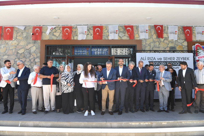 Ali Rıza ve Seher Zeybek Mahalle Konağı Açıldı