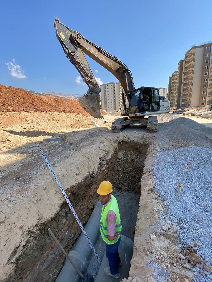 YENİKENT TOPLU KONUT ALANI ALTYAPI ÇALIŞMALARI TAMAMLANDI