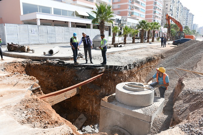 BİNEVLER CADDESİ ALTYAPI ÇALIŞMALARINDA SONA GELİNDİ