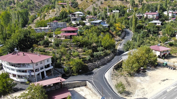 ÇAĞLAYAN YOLU BÜYÜKŞEHİRLE YENİLENDİ