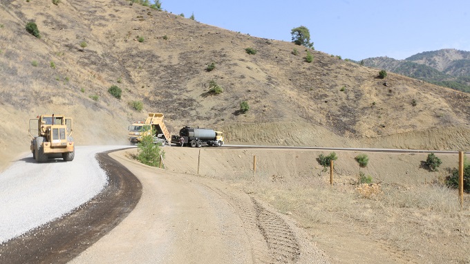 ÇAMLIBEL GRUP YOLU’NUN ULAŞIM STANDARDI ARTIRILDI