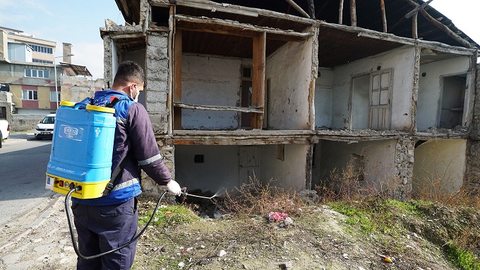 BÜYÜKŞEHİR, VEKTÖRLERLE MÜCADELE İÇİN SAHADA