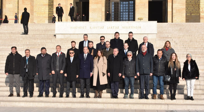 KGK yönetim kurulu Ata'nın  Huzuruna Çıktı..