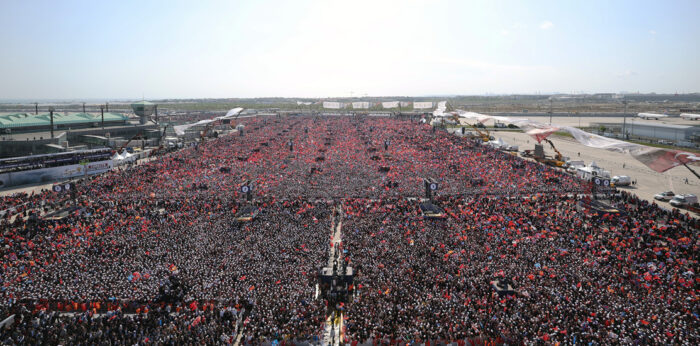 Erdoğan“Ülkemizi büyüttük, güçlendirdik, milletimizi güvenli, huzurlu bir hayata kavuşturduk”