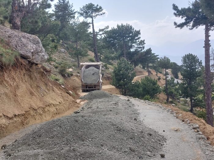 Dulkadiroğlu da Kırsal Mahalleye yol