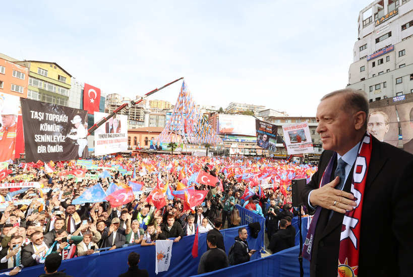 Erdoğan 'ın Zonguldak mitingi