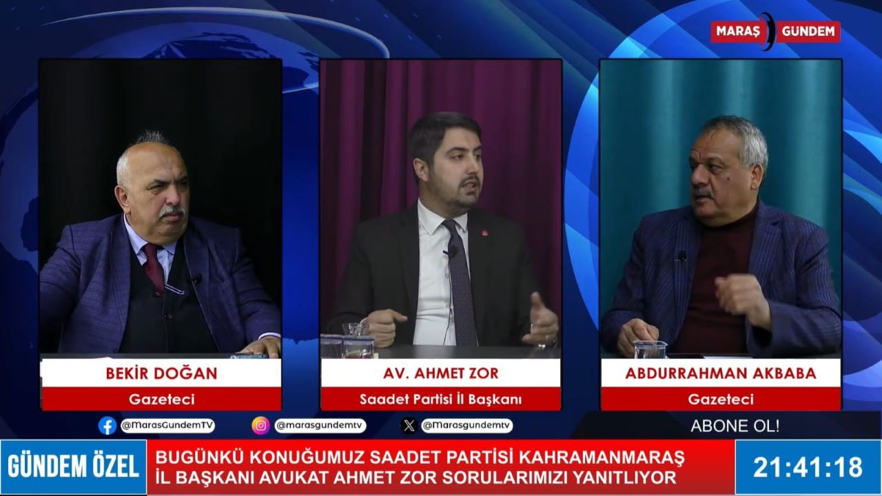 Saadet Partisi İl Başkanı Ahmet Zor