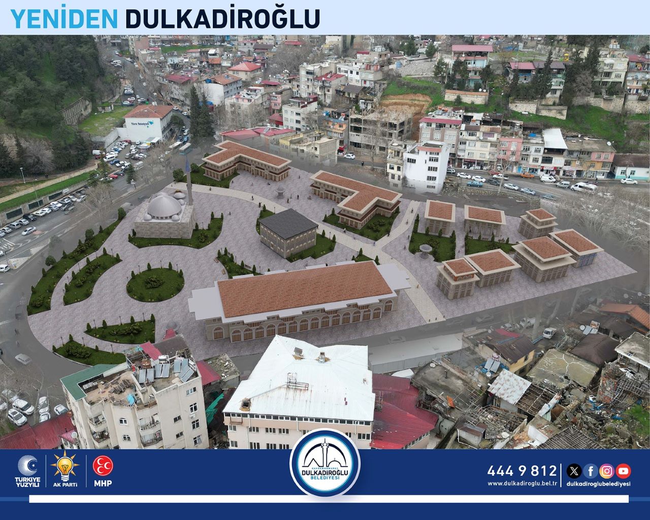 Dulkadiroğlu’na Tarihi Meydan Projesi