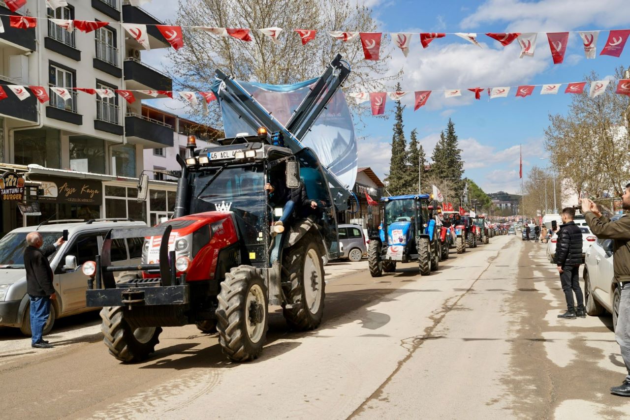 Karacaya Traktörlü Destek
