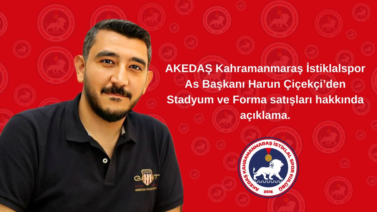 Çiçekçi’den Stadyum ve Forma Satışı