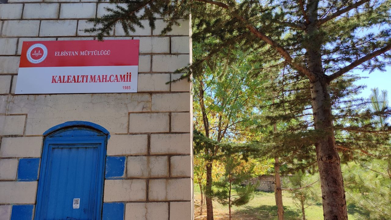 Kalealtı Mahalle camii Botanik bahçesi