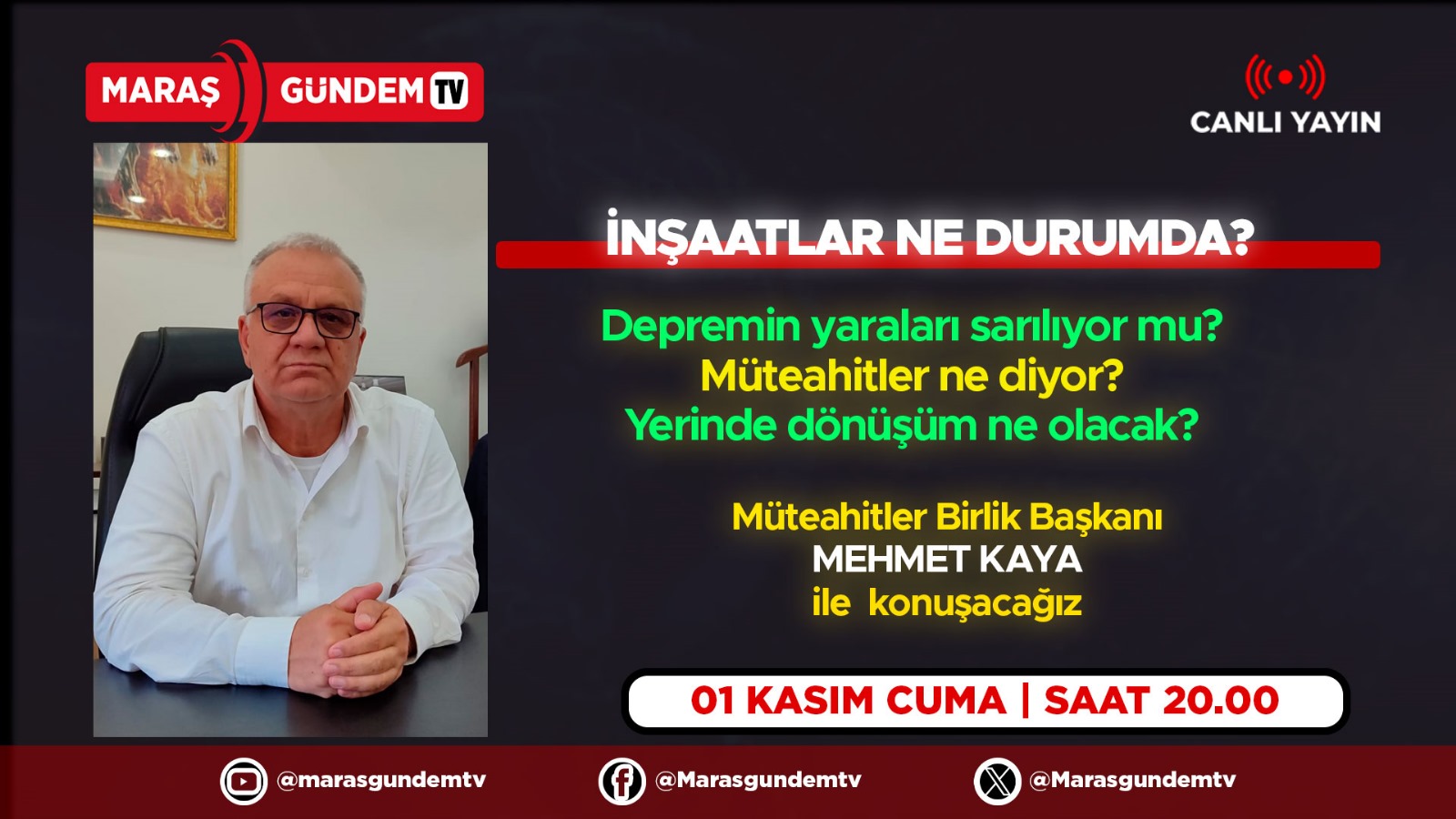 Kahramanmaraş'ta İnşaat Sektörü