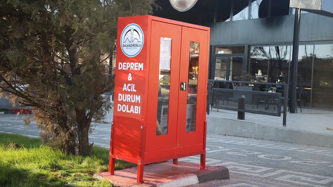 Dulkadiroğlu'nda  Acil Durum Dolapları