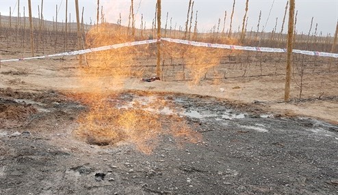 Bertiz Başdevrişli Mahallesinden Gaz Çıktı !