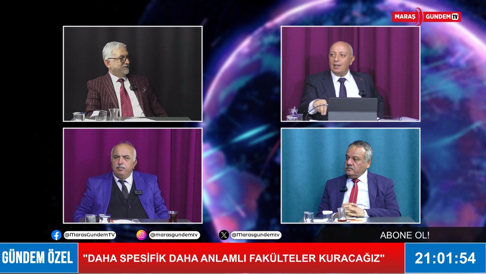 KİÜ Rektörü Prof. Dr. İsmail Bakan ile Gündem Özel