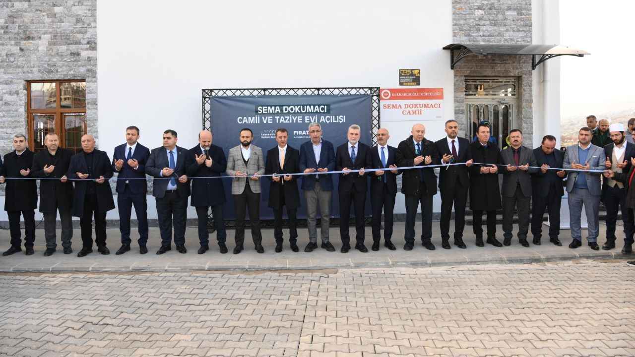 Sema Dokumacı Camii ve Taziye Evi’nin Açılışı yapıldı