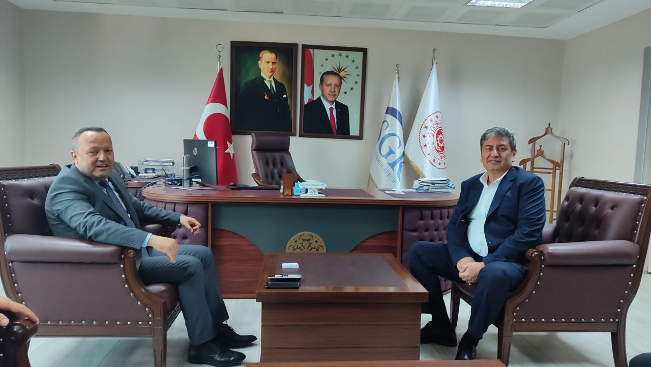 Dinçer'den SGK İl Müdürü Akbalaban’a Anlamlı Ziyaret