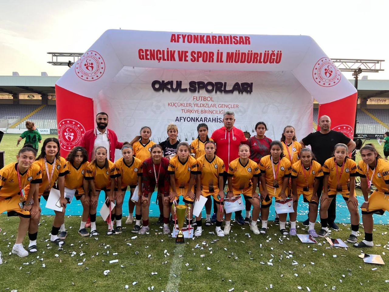 Spor Lisesinden Türkiye Derecesi