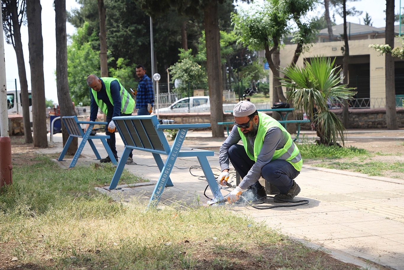 Dulkadiroğlu’nda Park Ve Bahçeler Yaza Hazır