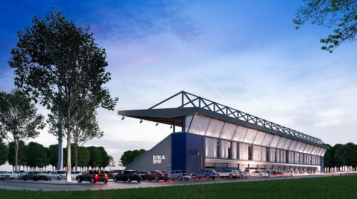 Yeni Futbol Sahasının Yapımı Büyük Bir Hızla Sürüyor