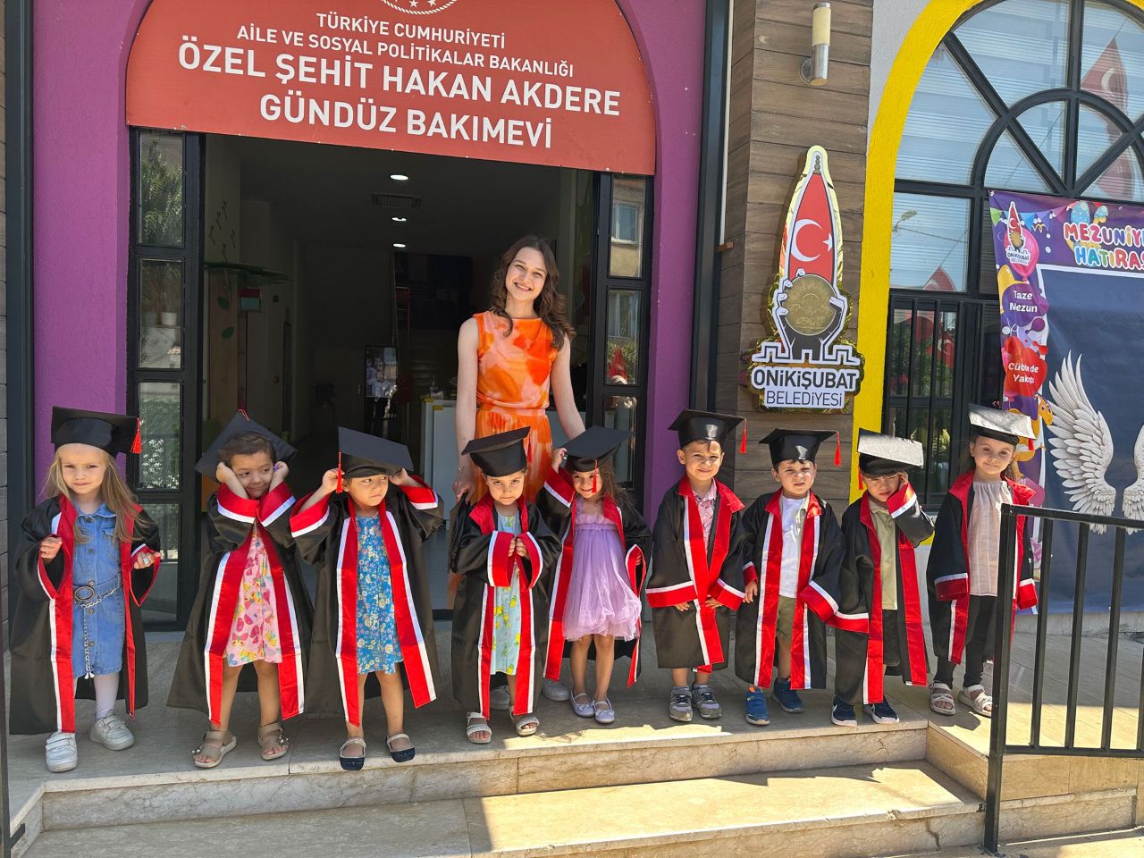 Onikişubat Belediyesi’nin Gündüz Bakımevi’nde ilk mezuniyet heyecanı