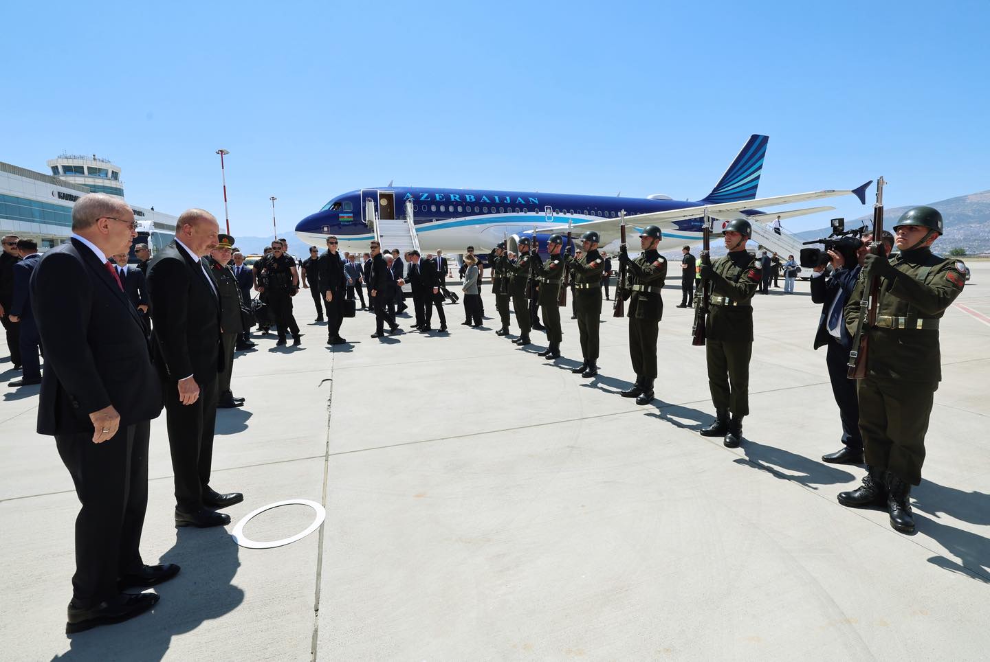 Cumhurbaşkanı Erdoğan ve Azerbaycan Cumhurbaşkanı Aliyev