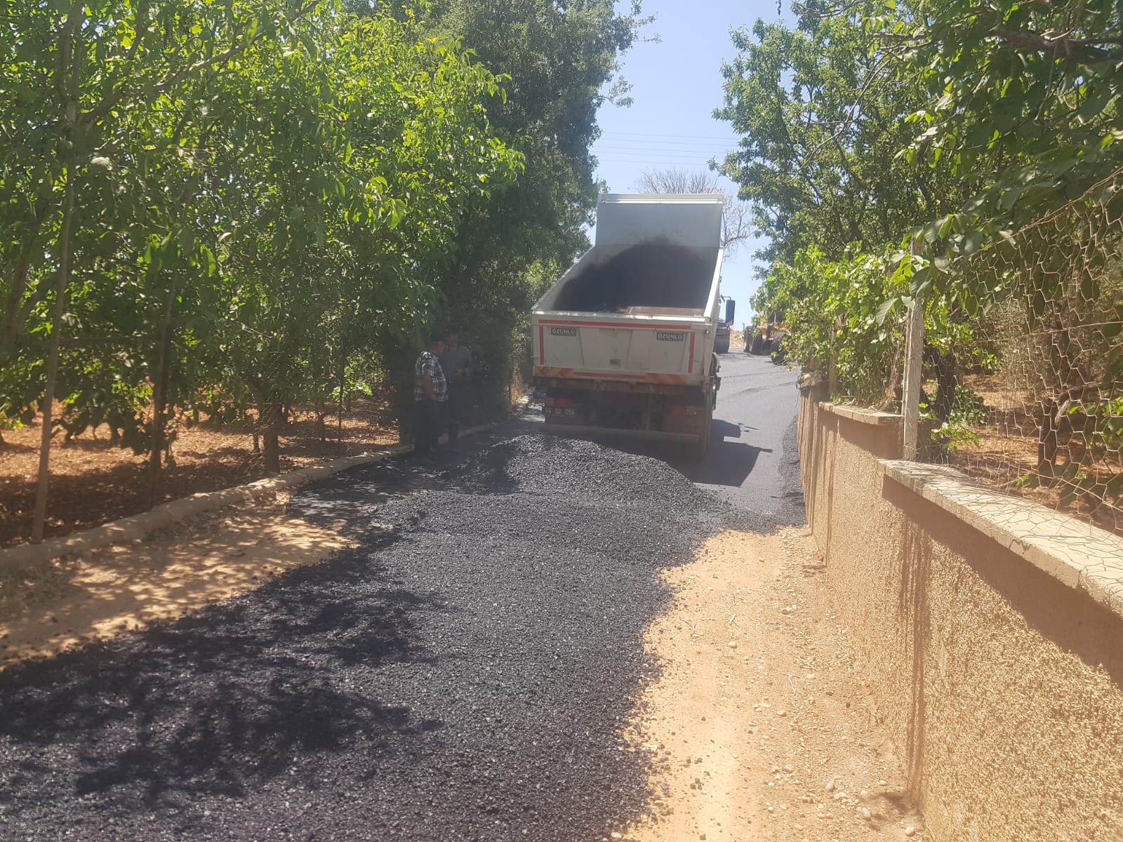 Ayaklıcaoluk’ta Asfalt