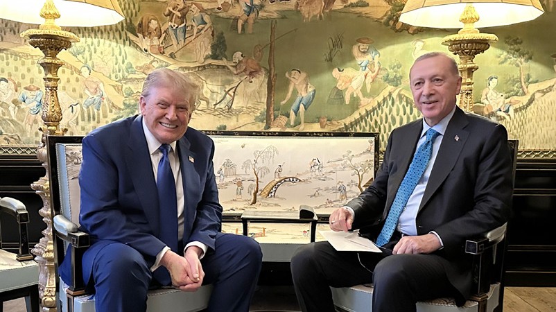 Cumhurbaşkanı Erdoğan, ABD Başkanı Trump ile görüştü