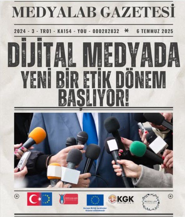 AB destekli KGK Eğitim Projesi MEDYALAB takvimi belli oldu
