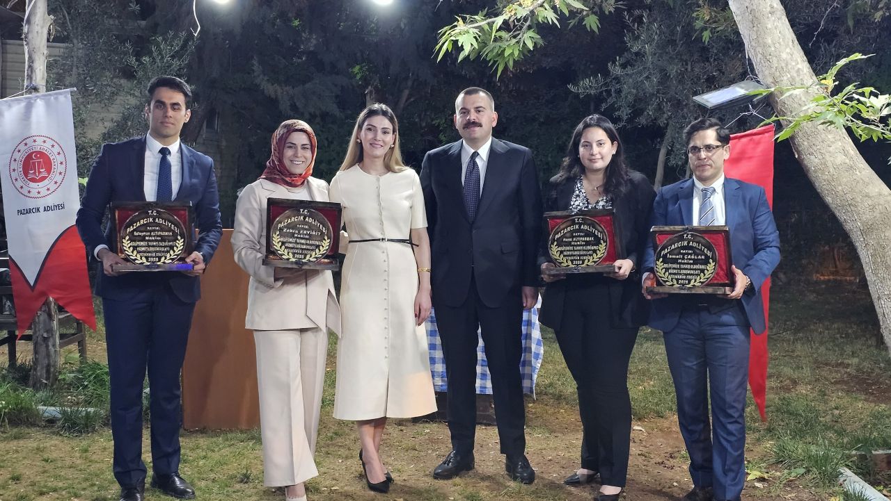 Pazarcık Adliyesinden tayin olan hakim ve cumhuriyet savcılarına vefa!