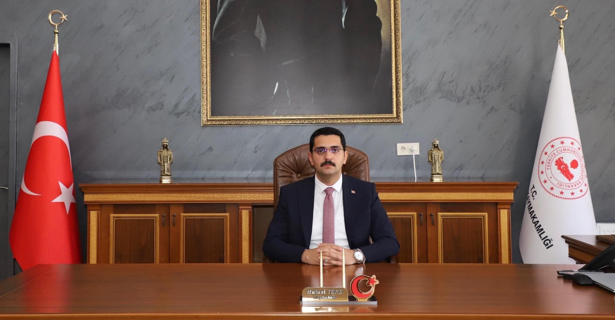Basın Mensuplarından Kaymakam Teke’ye Ziyaret