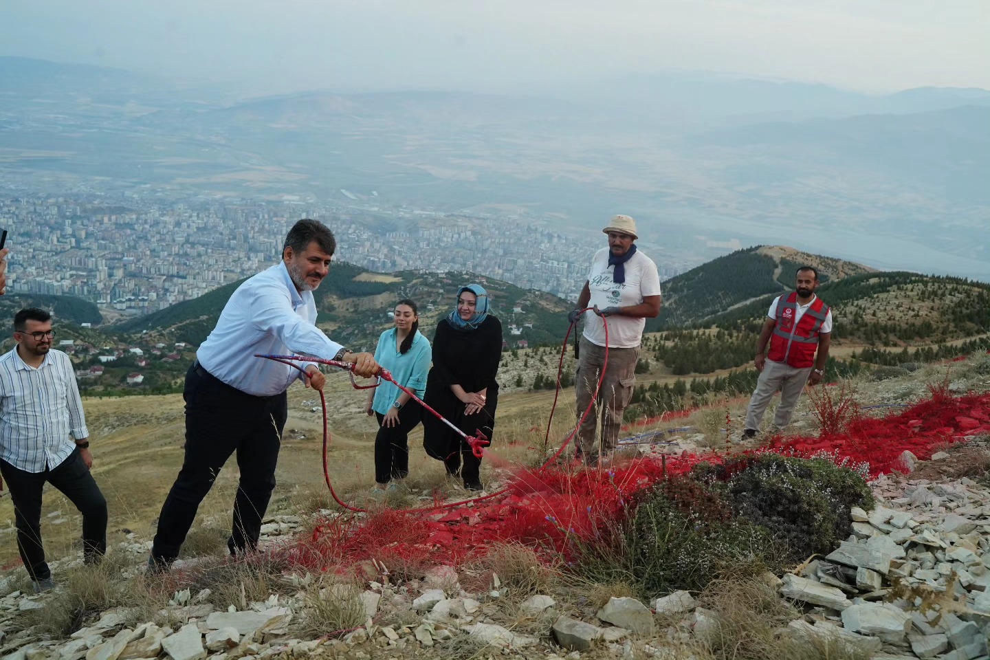15 Temmuz’a 46 Bin Metrekarelik Dev Bayrak